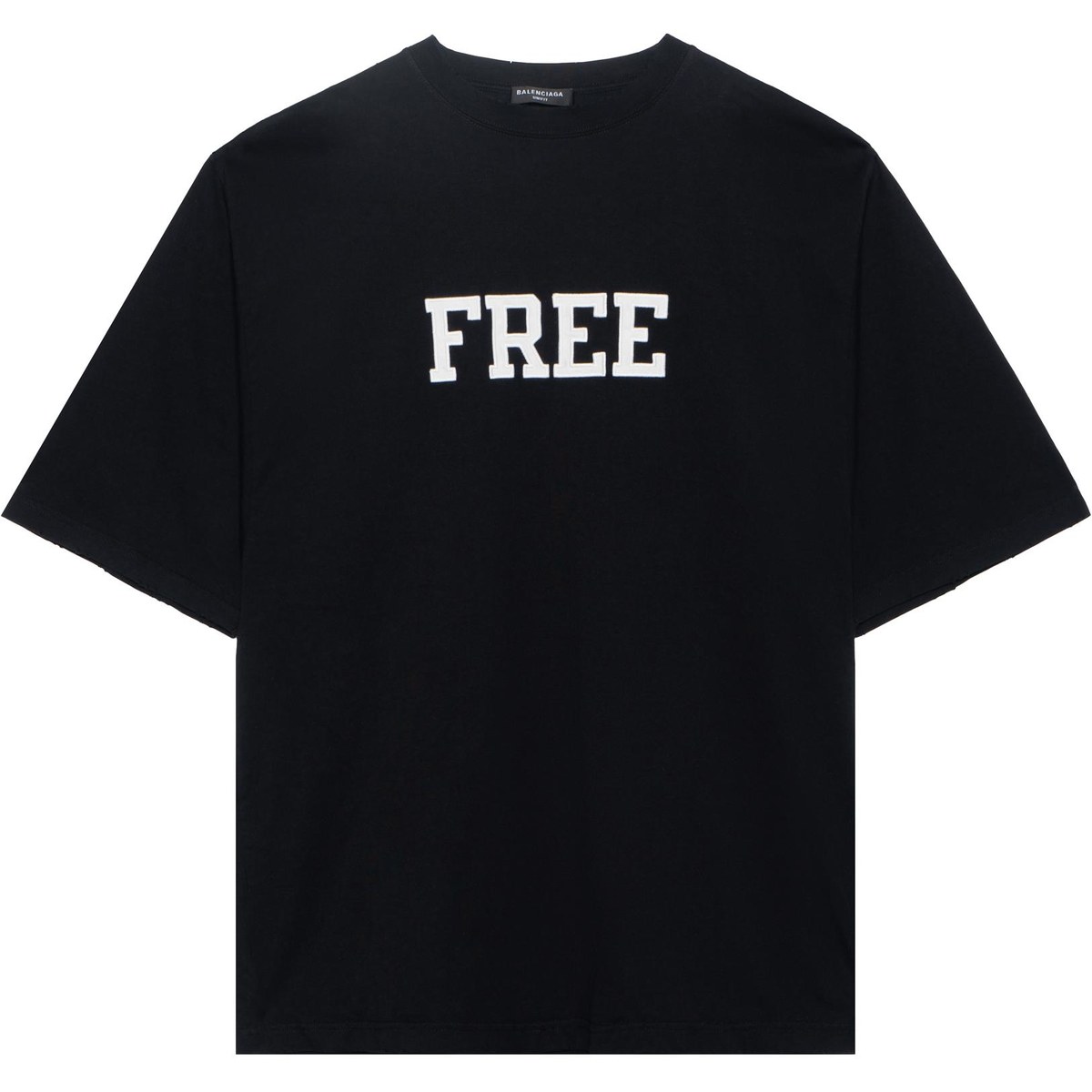 Balenciaga FW21 Free Classic T-Shirt Black