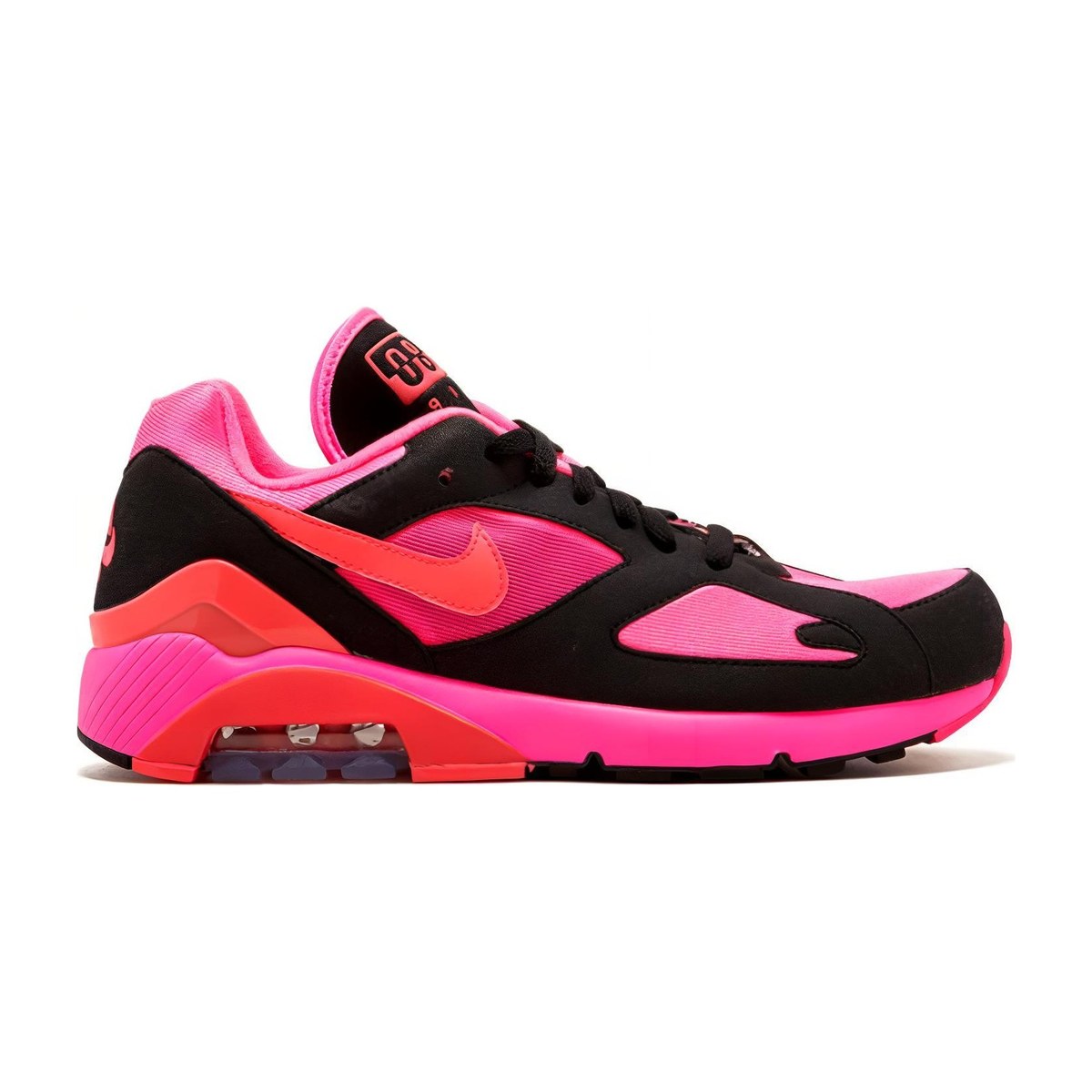 CDG x Nike Air Max 180 Black Pink