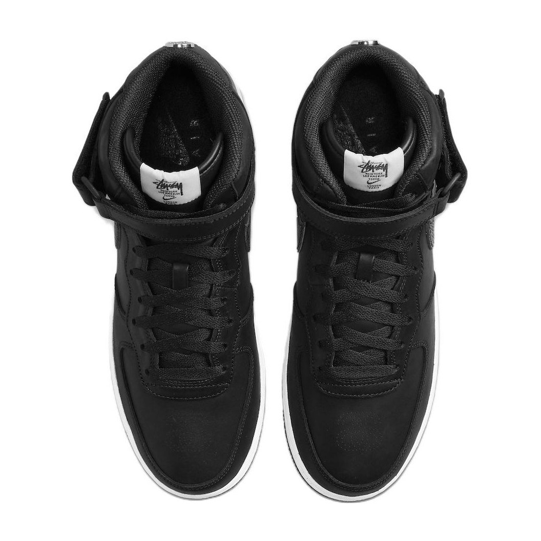 Stussy x Nike Air Force 1 '07 Mid SP Black