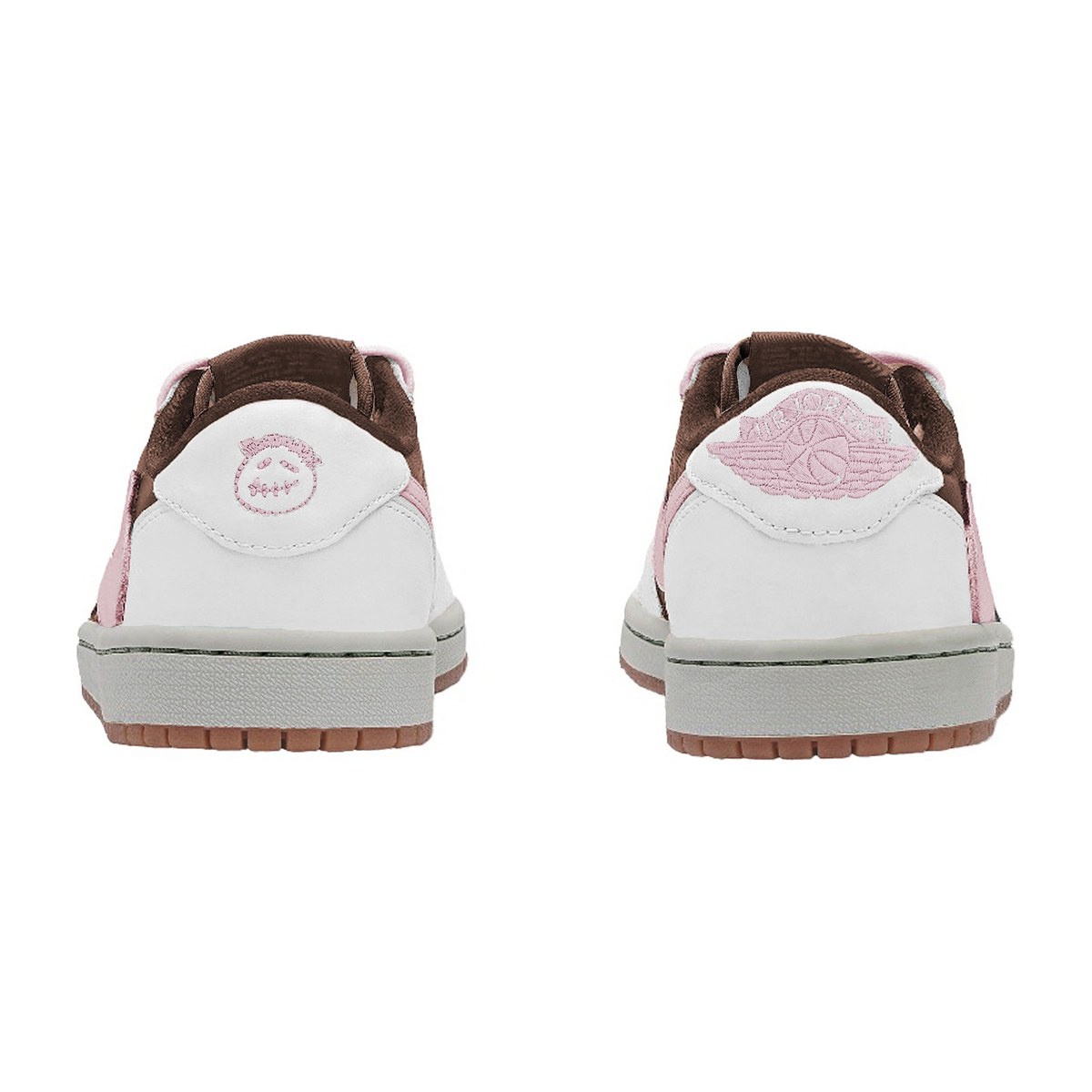 Travis Scott x Air Jordan 1 Low "White Pink"