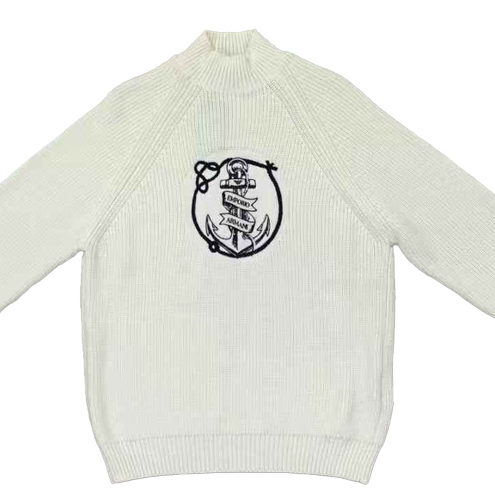 Emporio Armani FW24 White Sweater