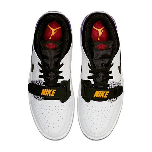 Jordan Legacy 312 Low White Yellow Purple