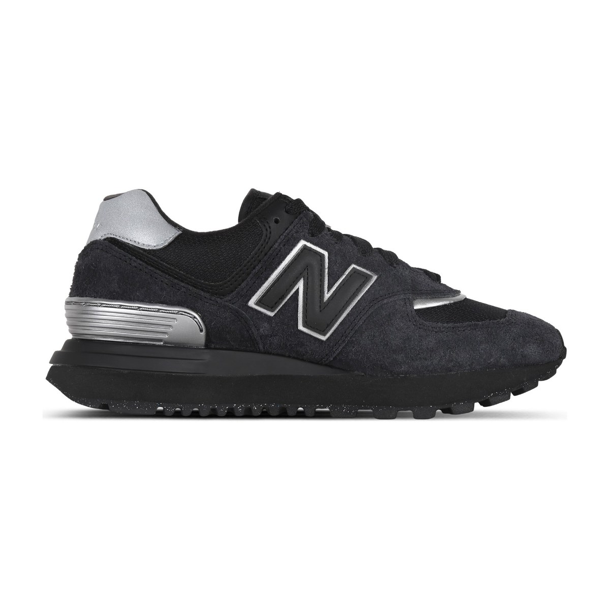 New Balance 574 Silver Black
