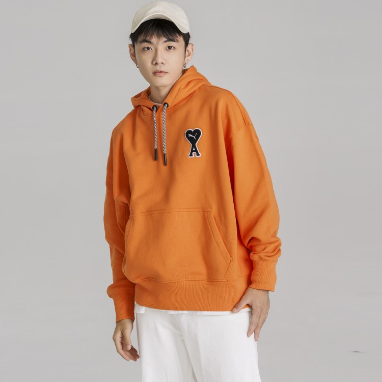 PUMA x AMI Hoodie Bright Orange
