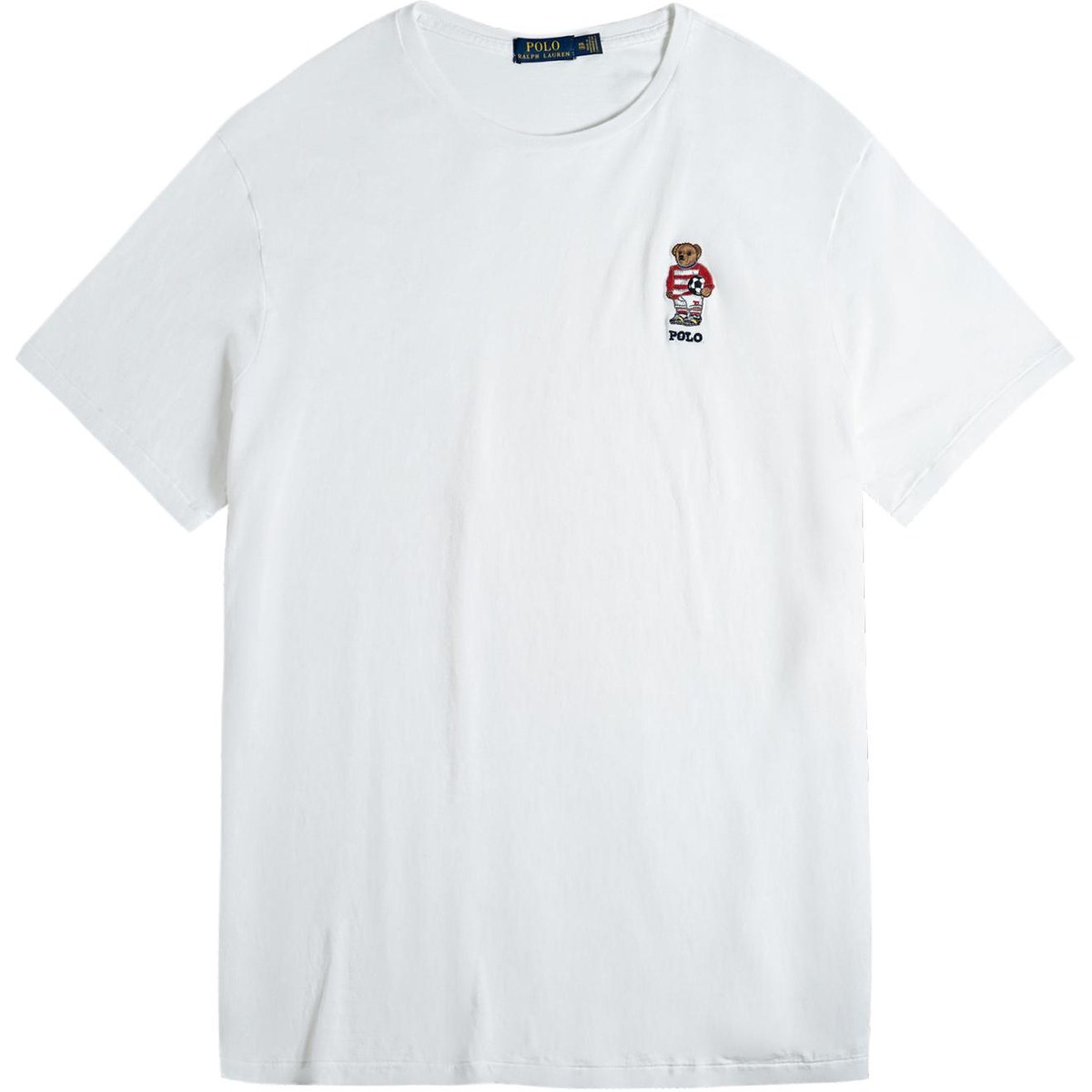 Polo Ralph Lauren SS24 Bear Embroidered Tee White