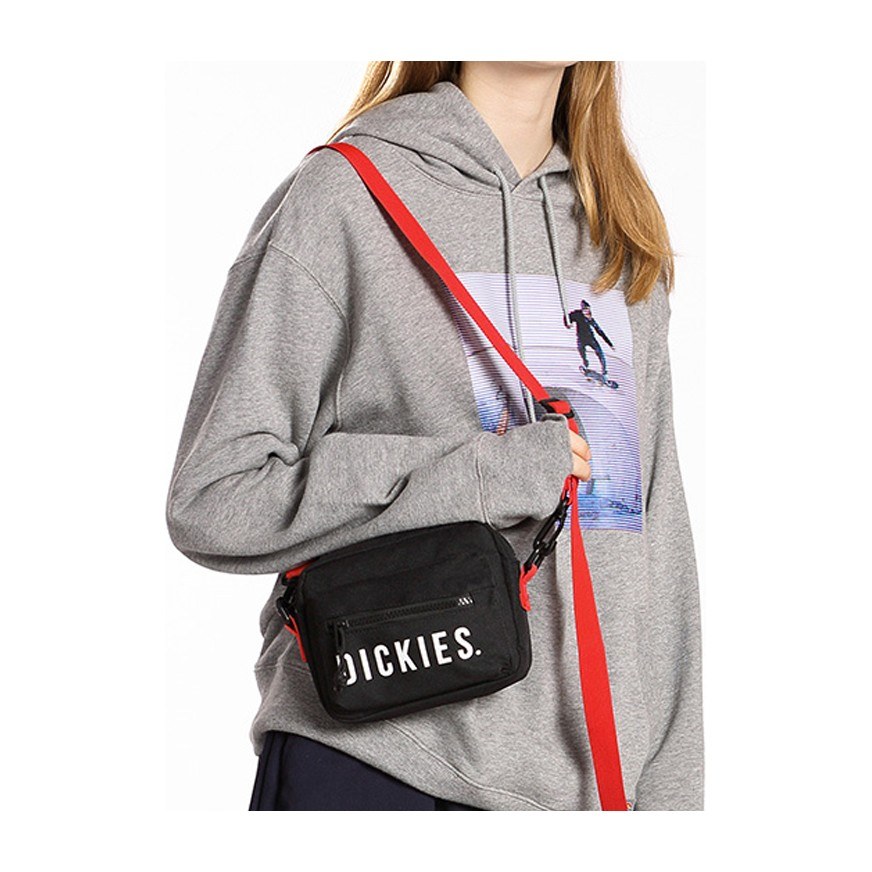 Dickies Mini Crossbody Bag Black Red