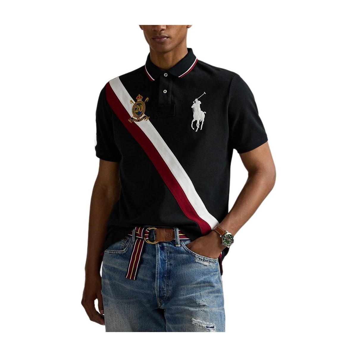 Polo Ralph Lauren Big Pony Ribbed Polo Shirt
