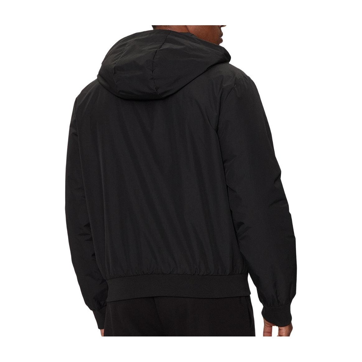 Emporio Armani EA7 Black Hoodie Jacket