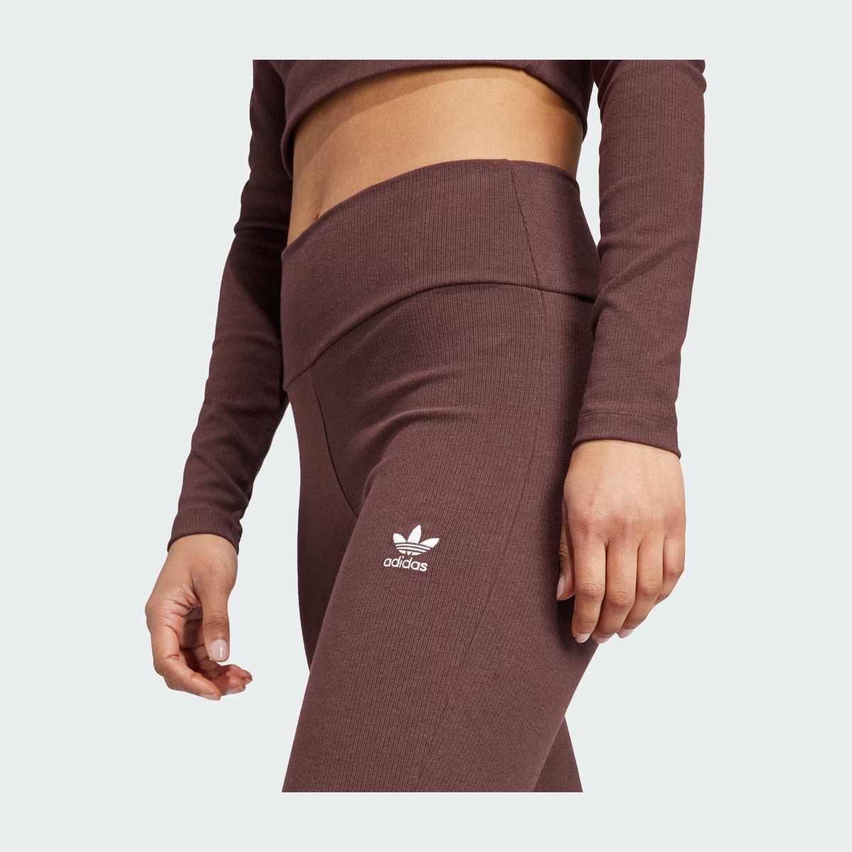 adidas originals Essentials Rib Flared Pants Logo