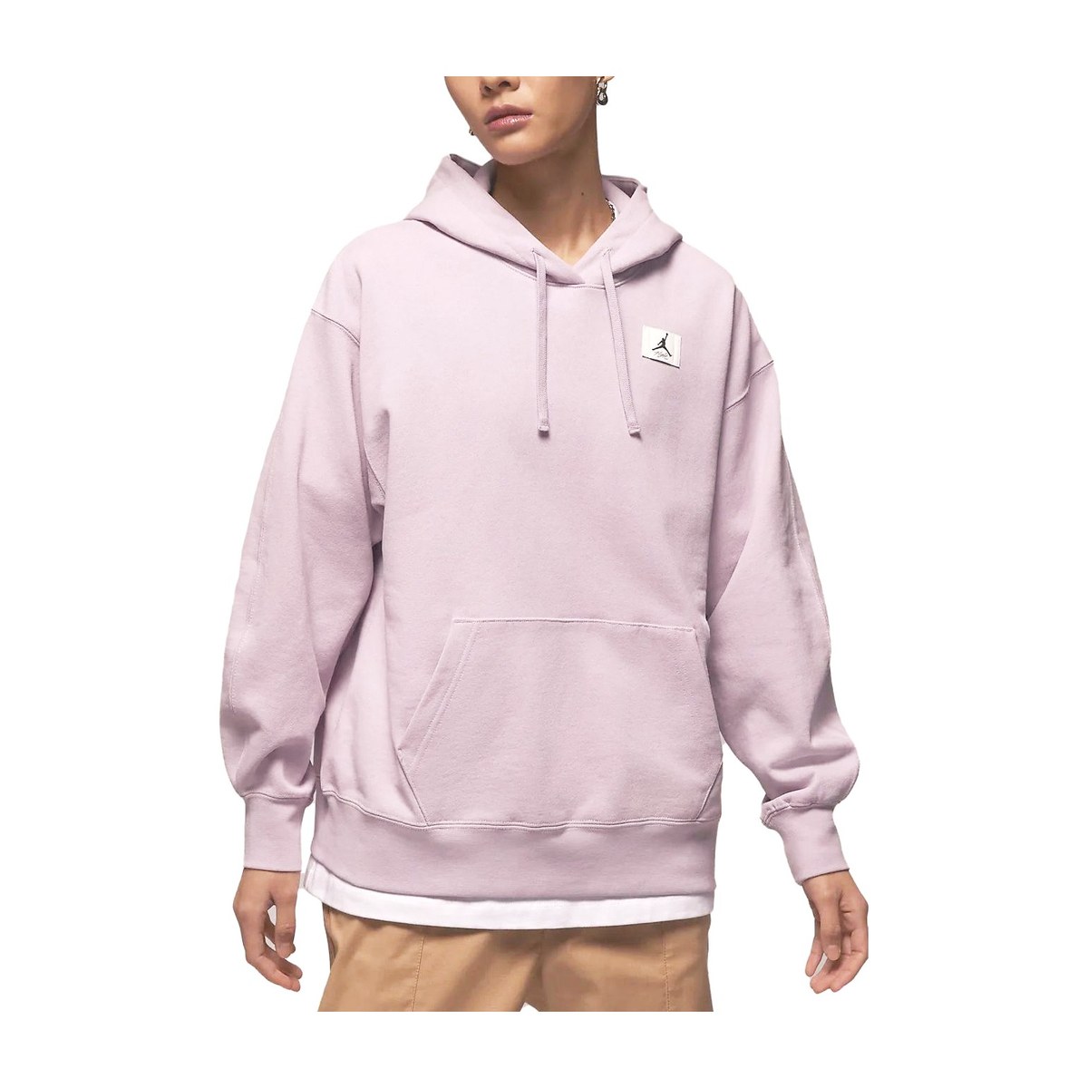 Jordan W J Flight Fleece Hoodie Purple
