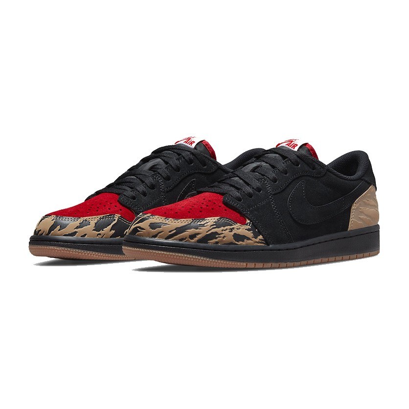 SoleFly x Air Jordan 1 Low OG "Black and Sport Red"