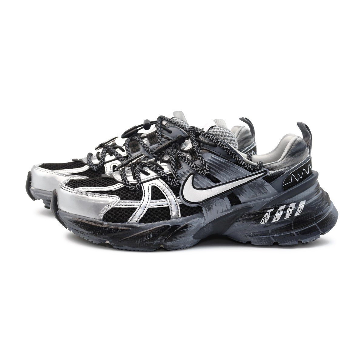 Nike V2K Run Runtekk Black Silver