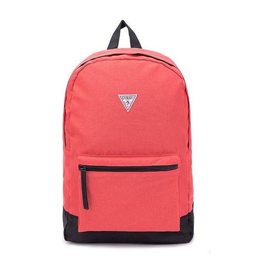 GUESS Classic Backpack Gray Red