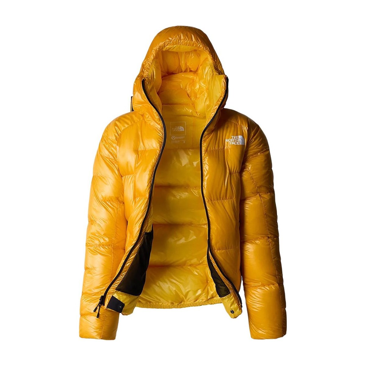 The North Face Summit Series Logo Print Down Jacket Yellow