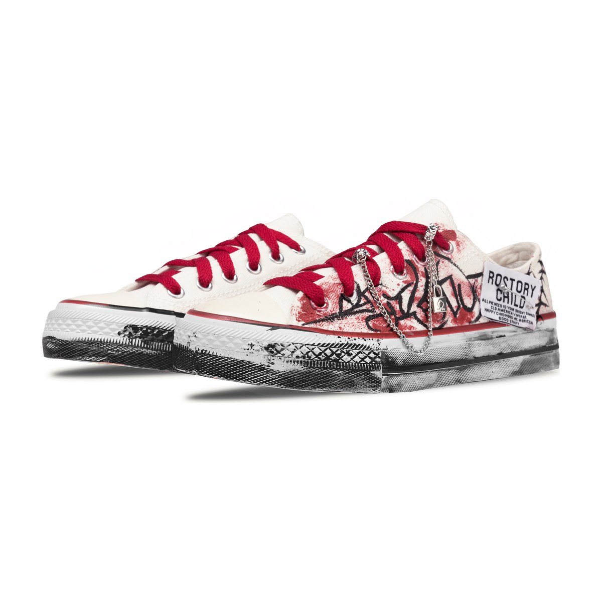 Converse Chuck 70 Red Dream Ink Splash