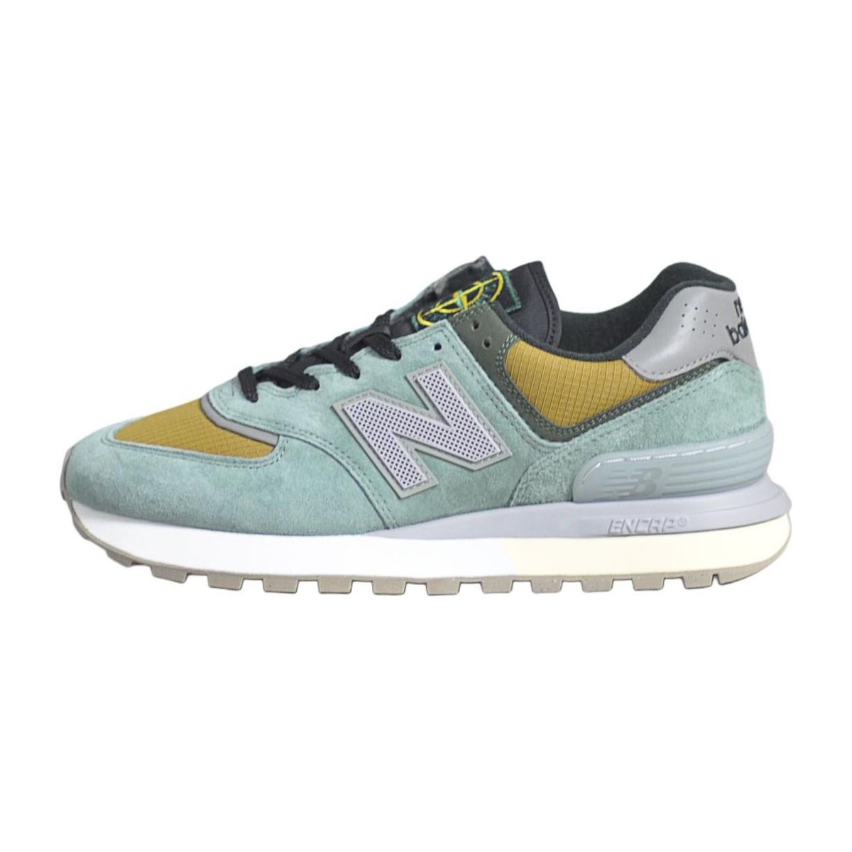 Stone Island x New Balance 574 Green Yellow