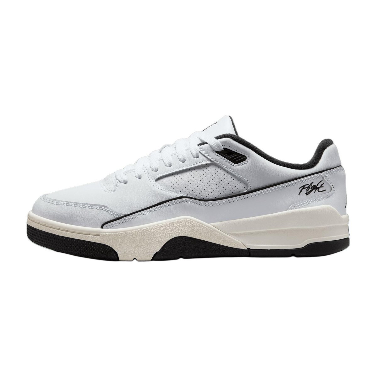 Jordan Flight Court White Black