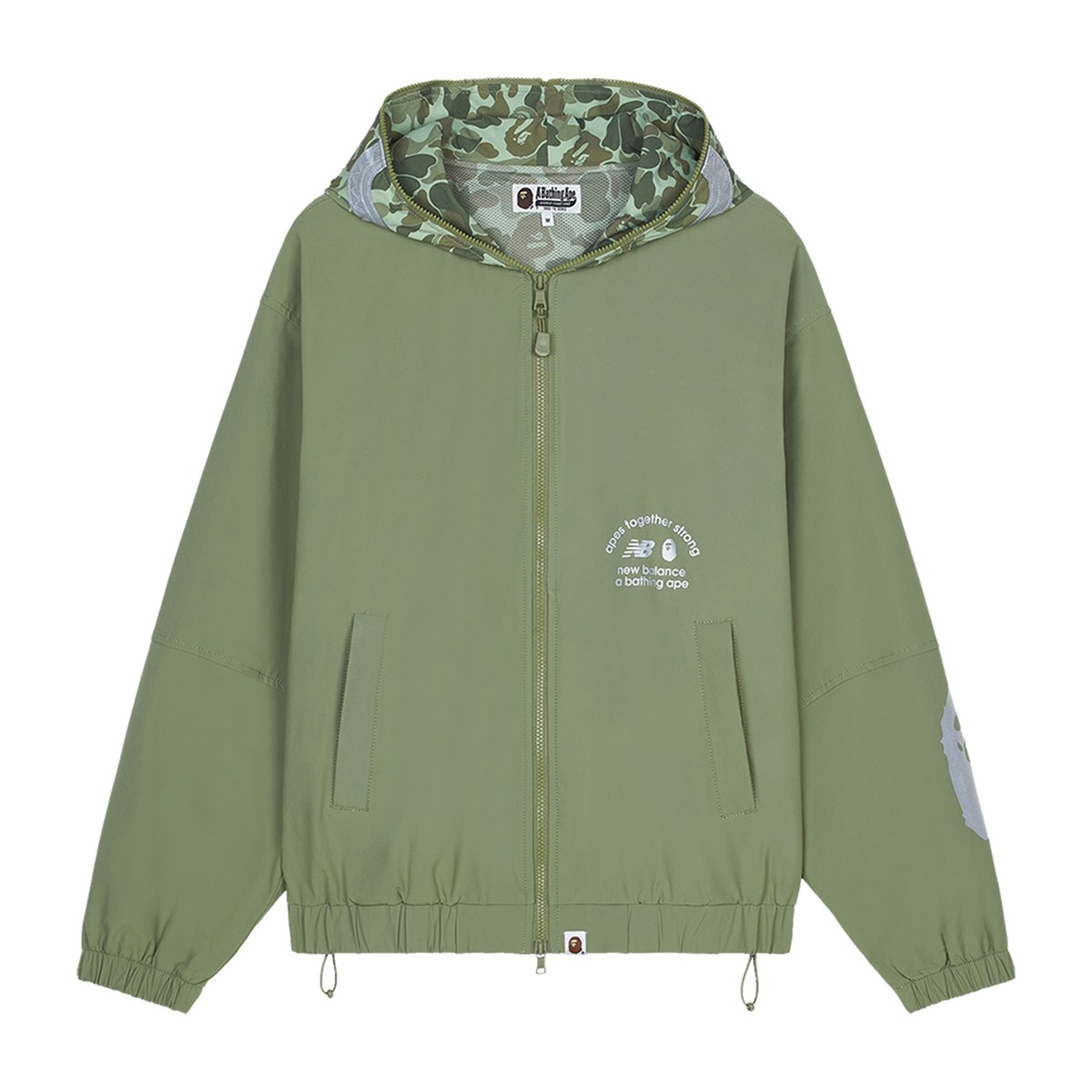 New Balance x BAPE Hoodie Jacket Green