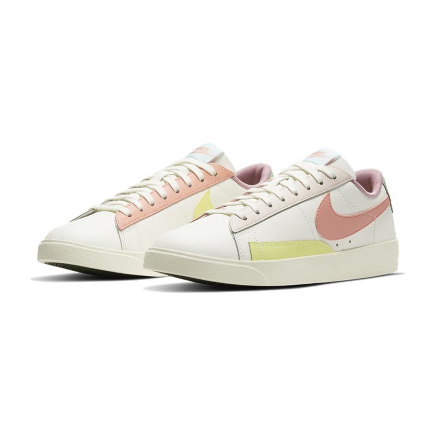 Nike Blazer Low LE White Pink Yellow
