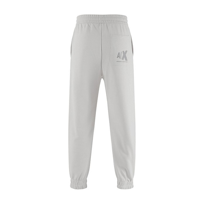 Armani Exchange SS23 Logo Joggers Light Grey