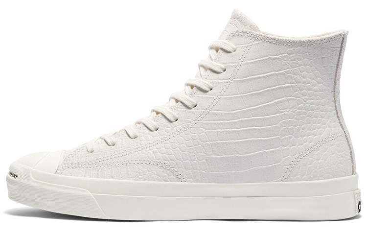 Pop Trading Company x Converse Jack Purcell High White