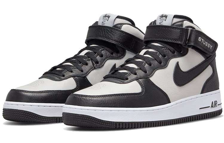 Stussy x Nike Air Force 1 '07 Mid SP Black White