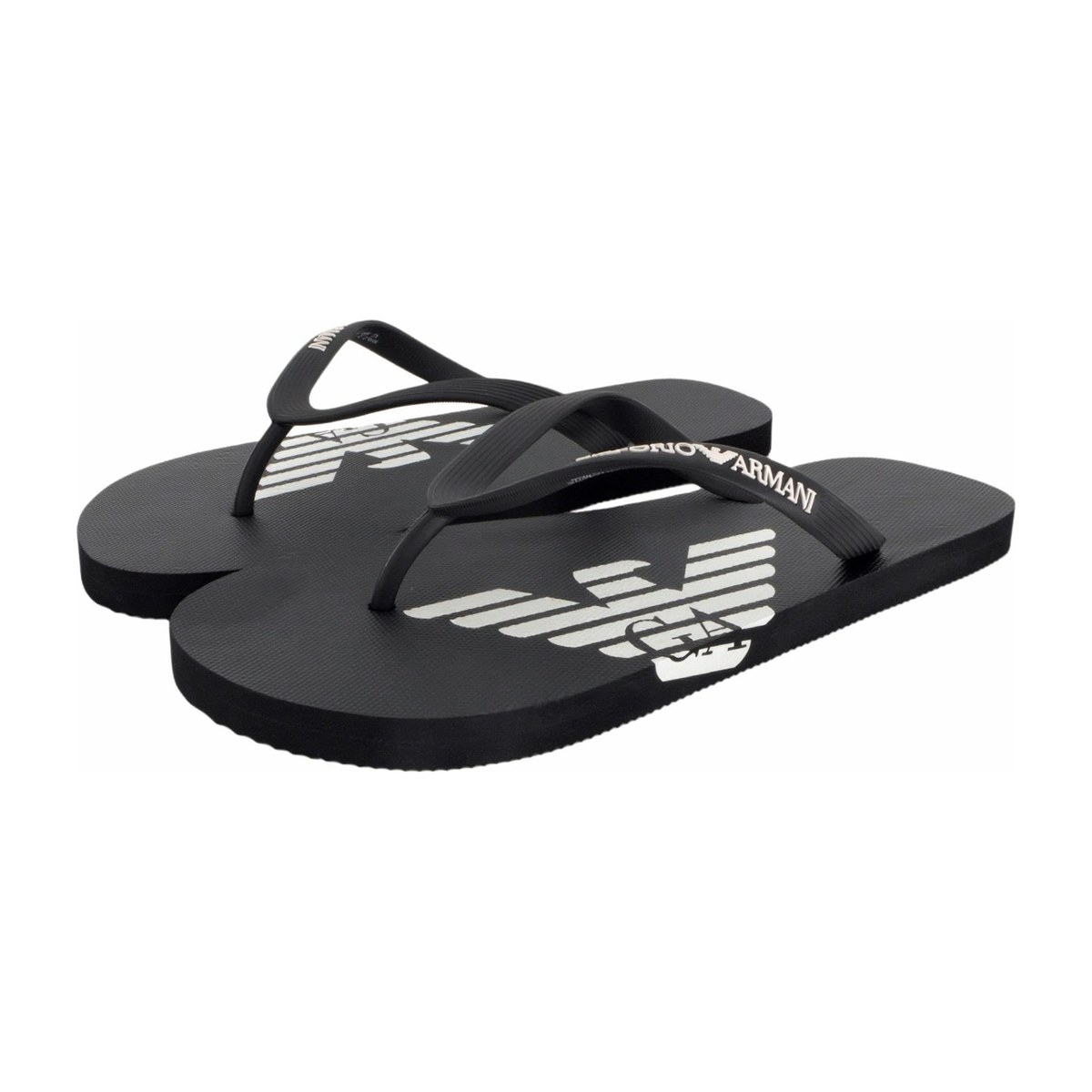Emporio Armani Flip Flops Black