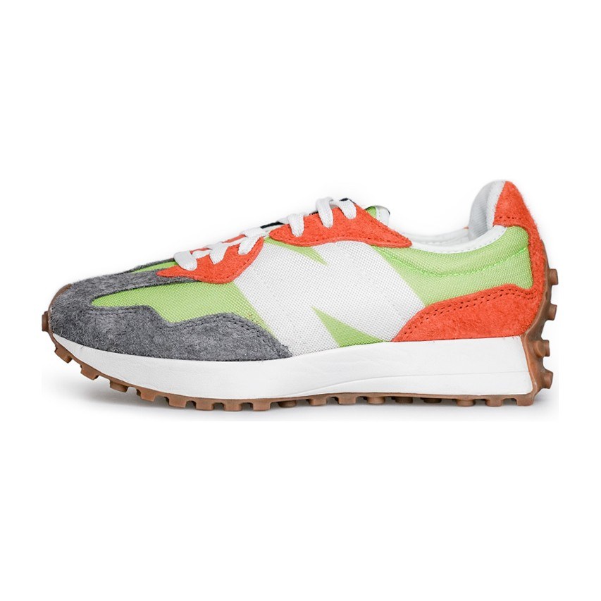 New Balance 327 Grey Green Orange