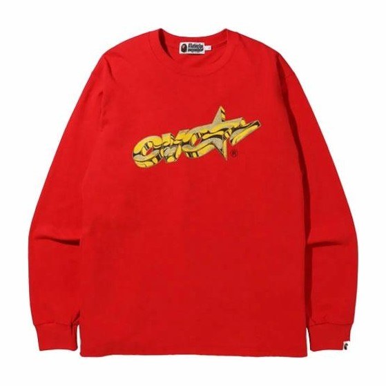 BAPE x OVO Long Sleeve Tee