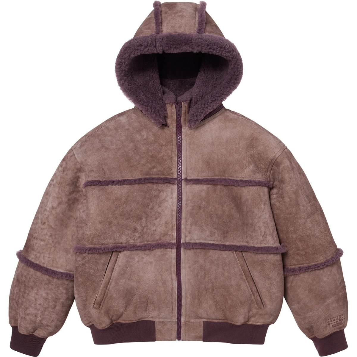Supreme MM6 Maison Margiela SS26 WEEK4 Hooded Shearling Bomber Jacket