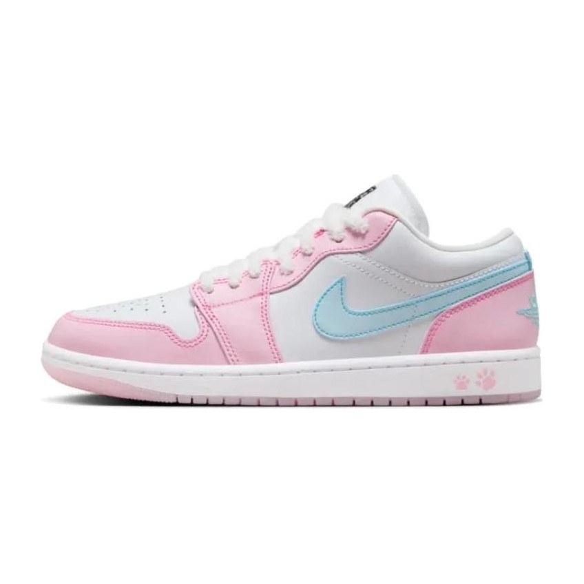 Jordan Air Jordan 1 Low "White/Pink Foam/Glacier Blue"