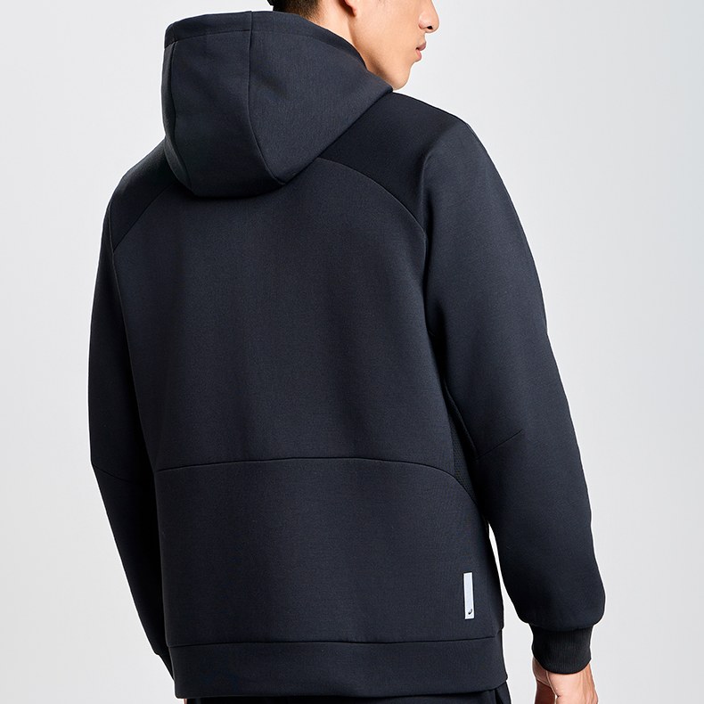Asics Reflective Quick-Dry Zip Hoodie Black