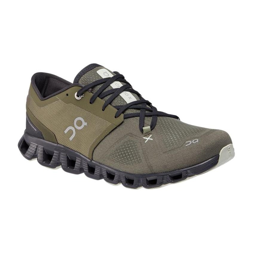On Cloud X 3 Olive Grey