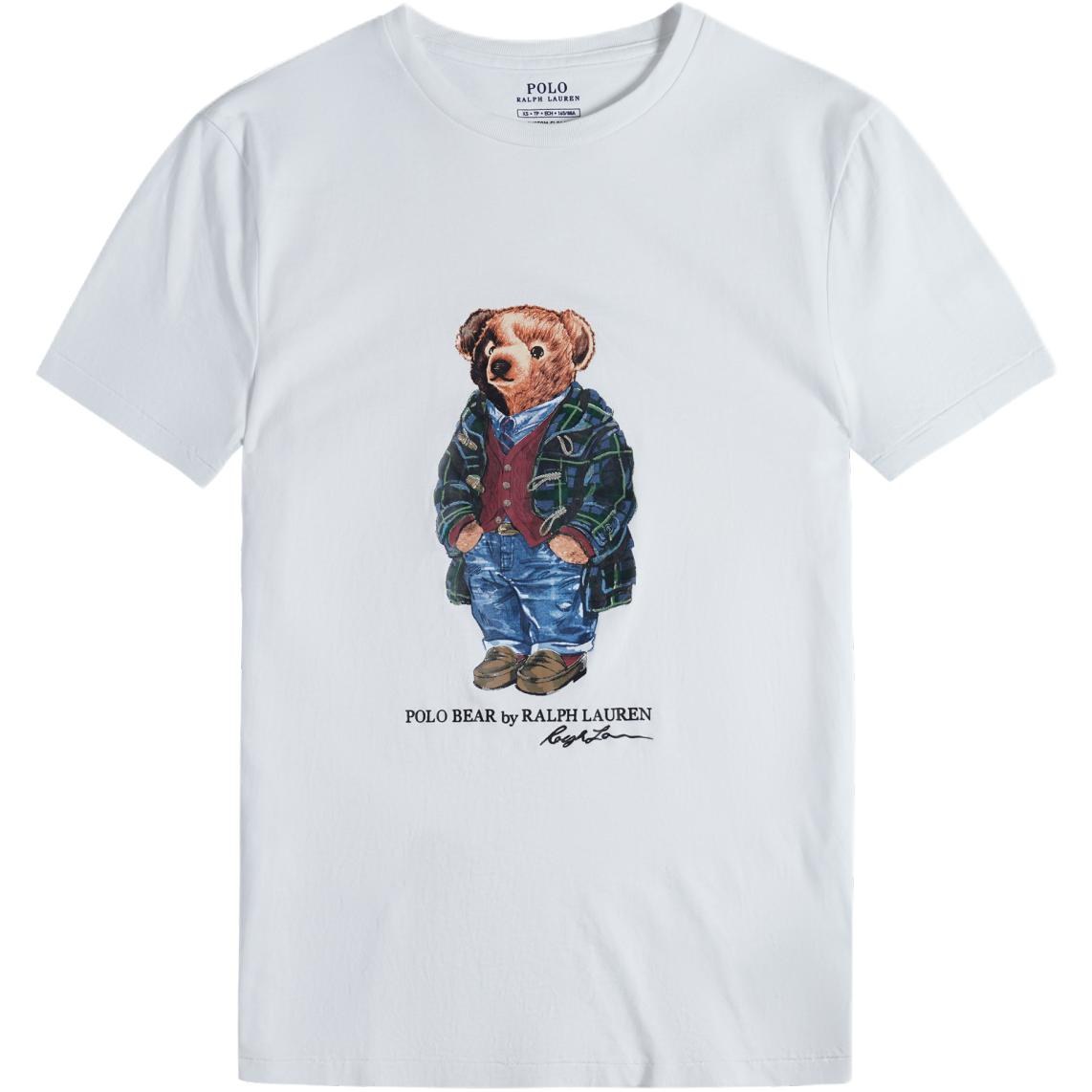 Polo Ralph Lauren Bear Print T-Shirt White