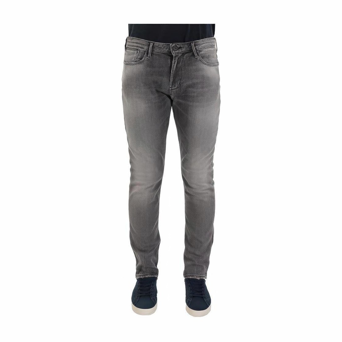 Emporio Armani Slim Washed Jeans Gray