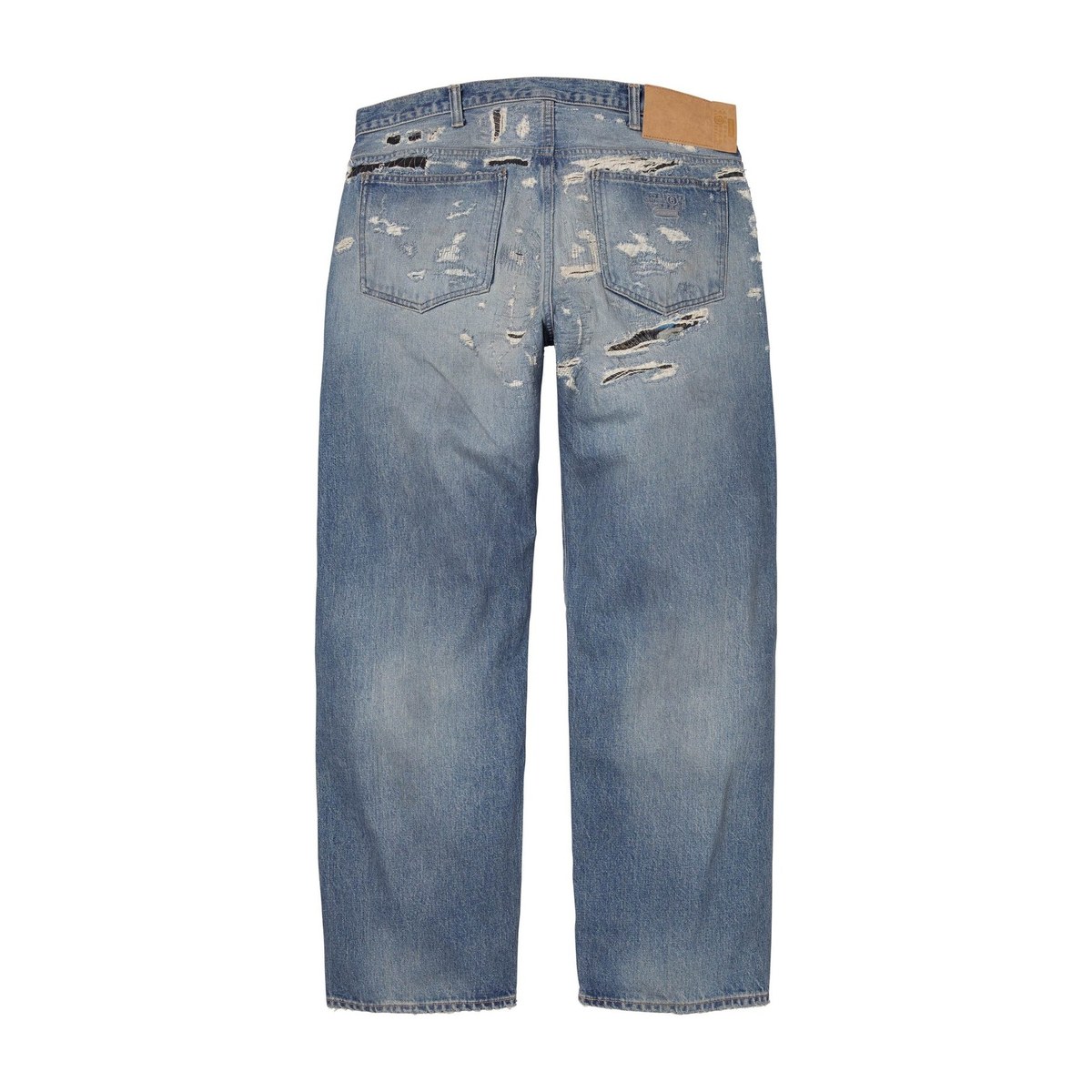 Supreme MM6 Maison Margiela SS26 WEEK4 Distressed Loose Fit Selvedge Jean