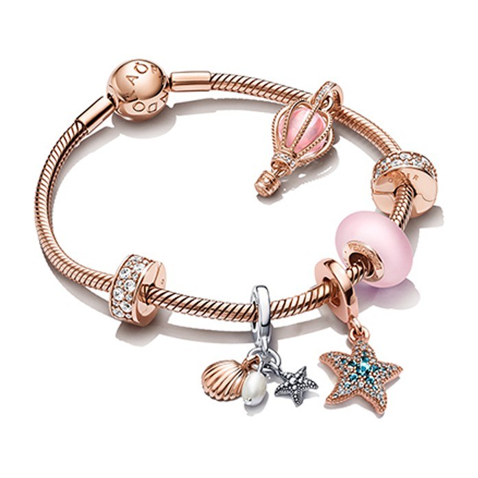 Pandora Bracelet Set Multicolor