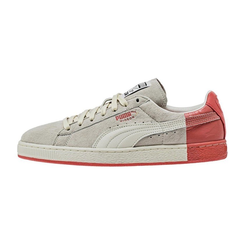 PUMA Suede White Pink