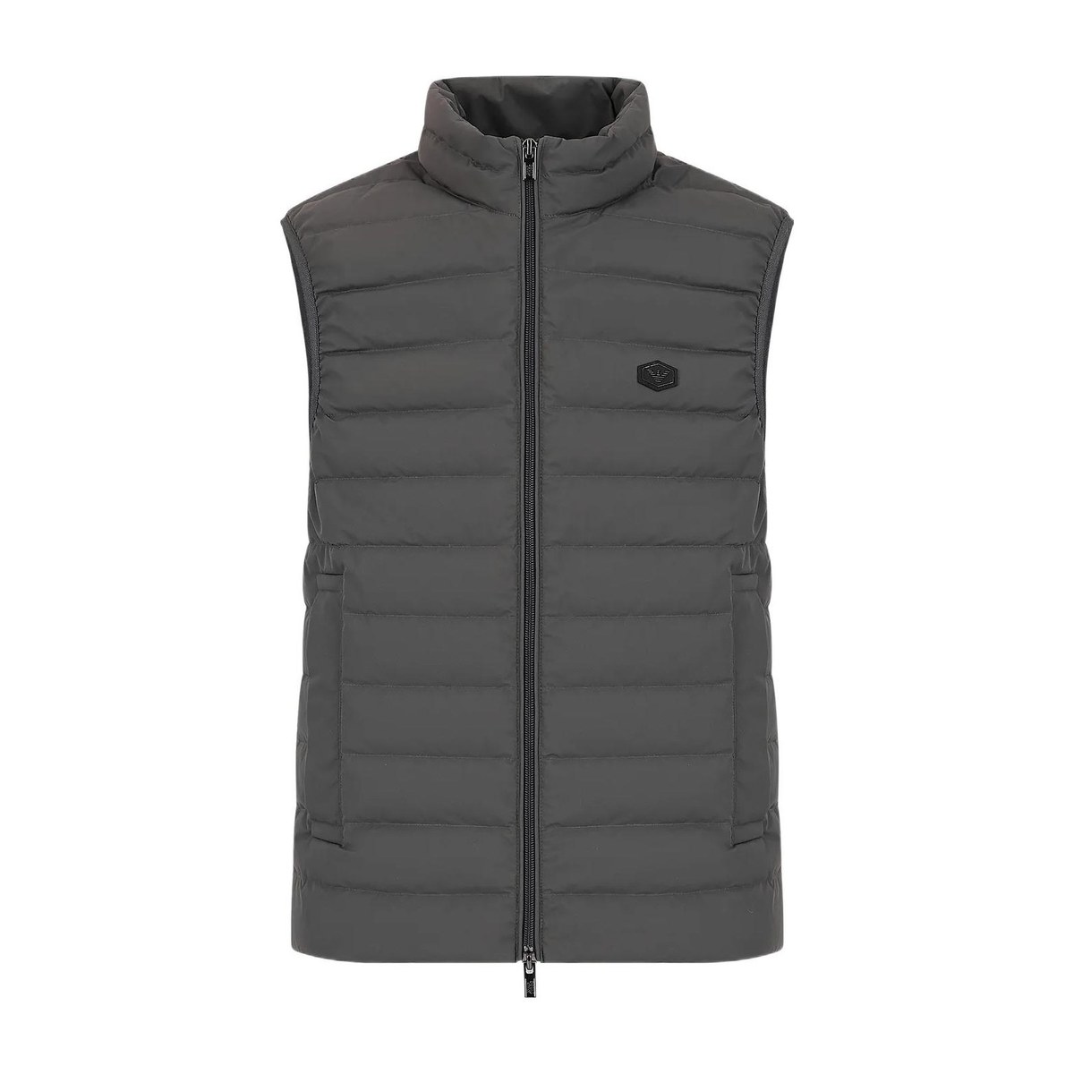Emporio Armani FW22 Quilted Vest Gray