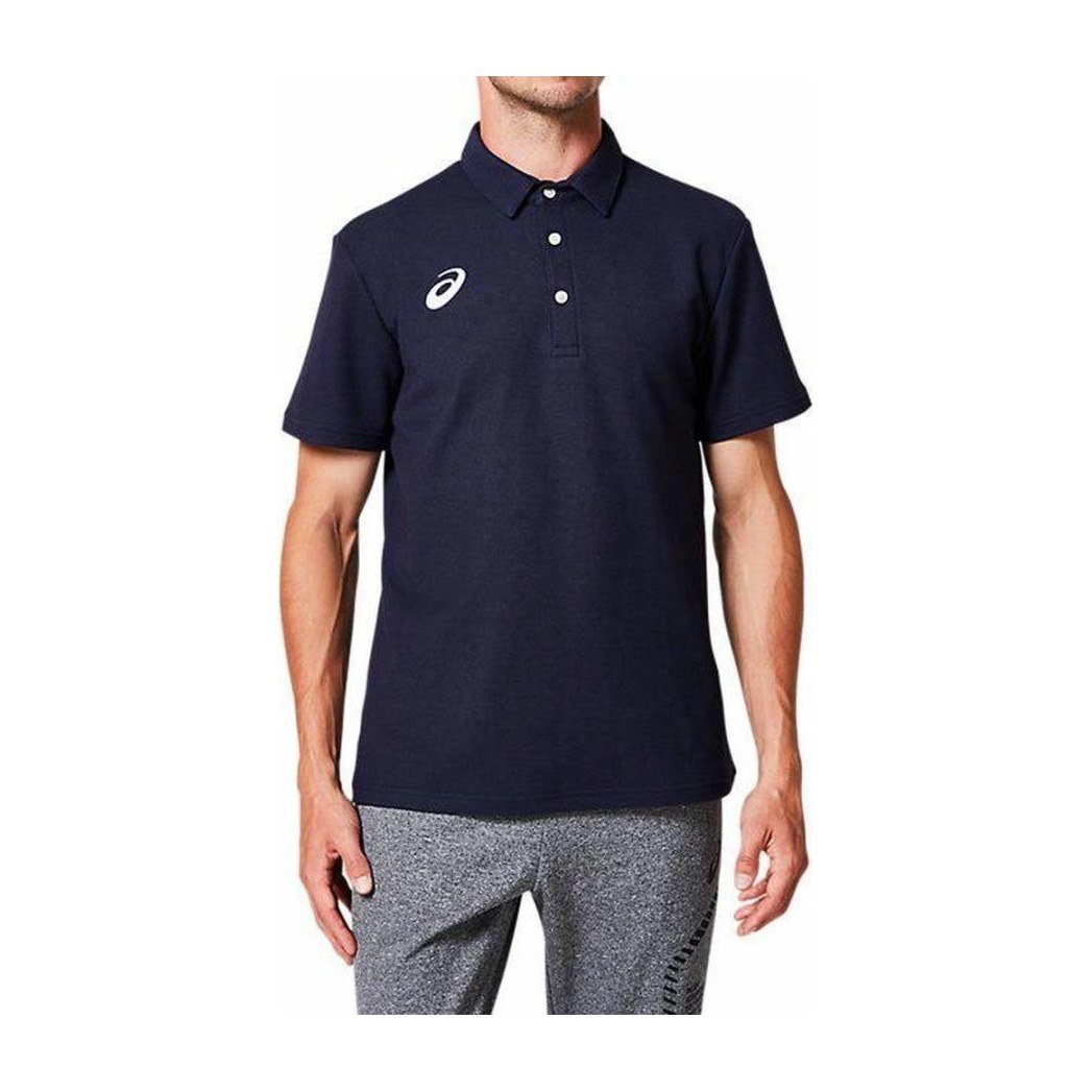 Asics Polo Shirt Navy