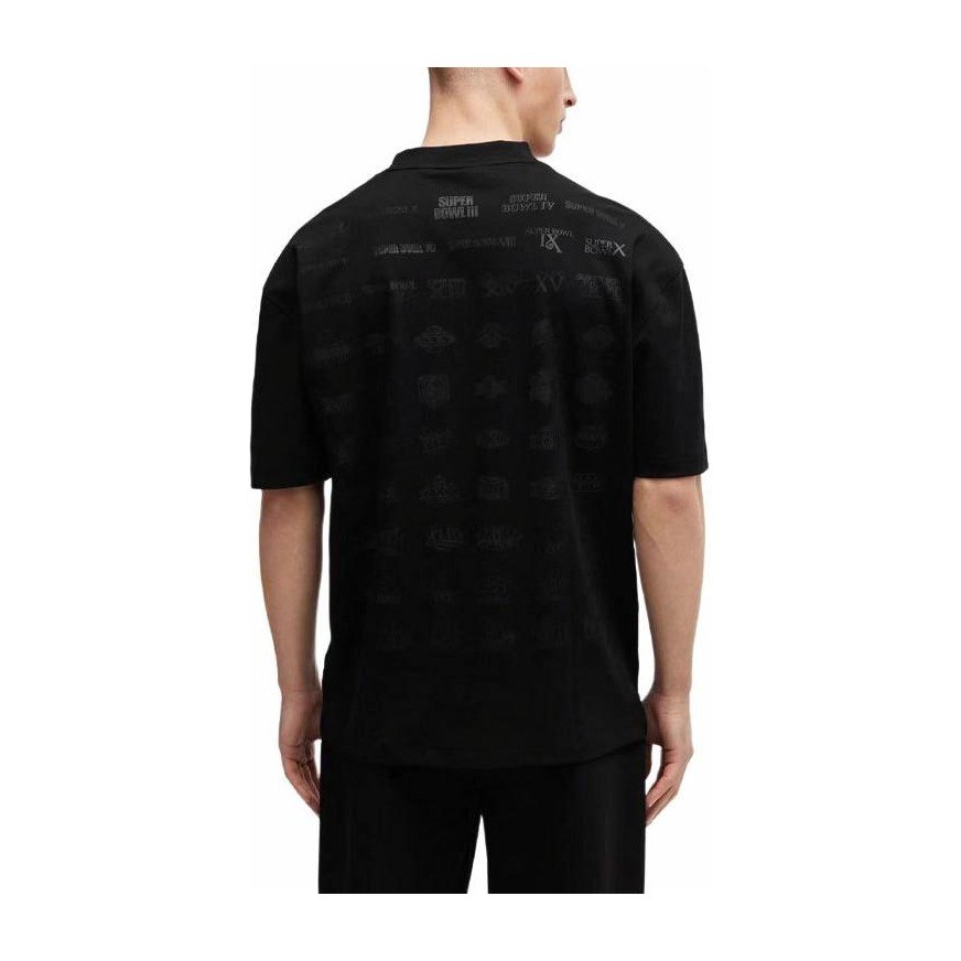 HUGO BOSS x NFL Interlock-Cotton T-Shirt With Printed Artwork T