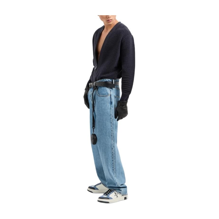 ARMANI EXCHANGE V-Neck Knit Navy
