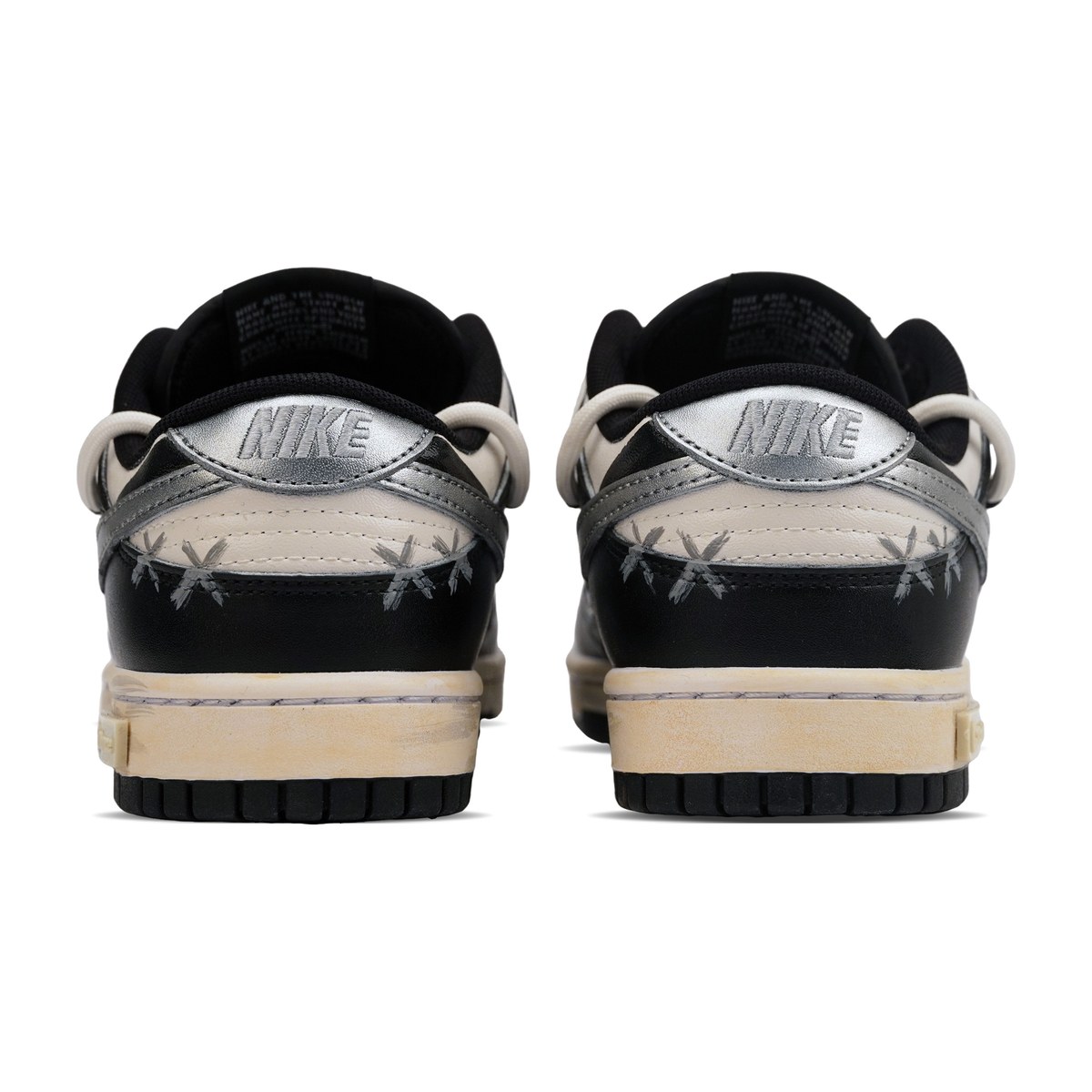 Nike Dunk Leather 806 Planet Silver Ink 2