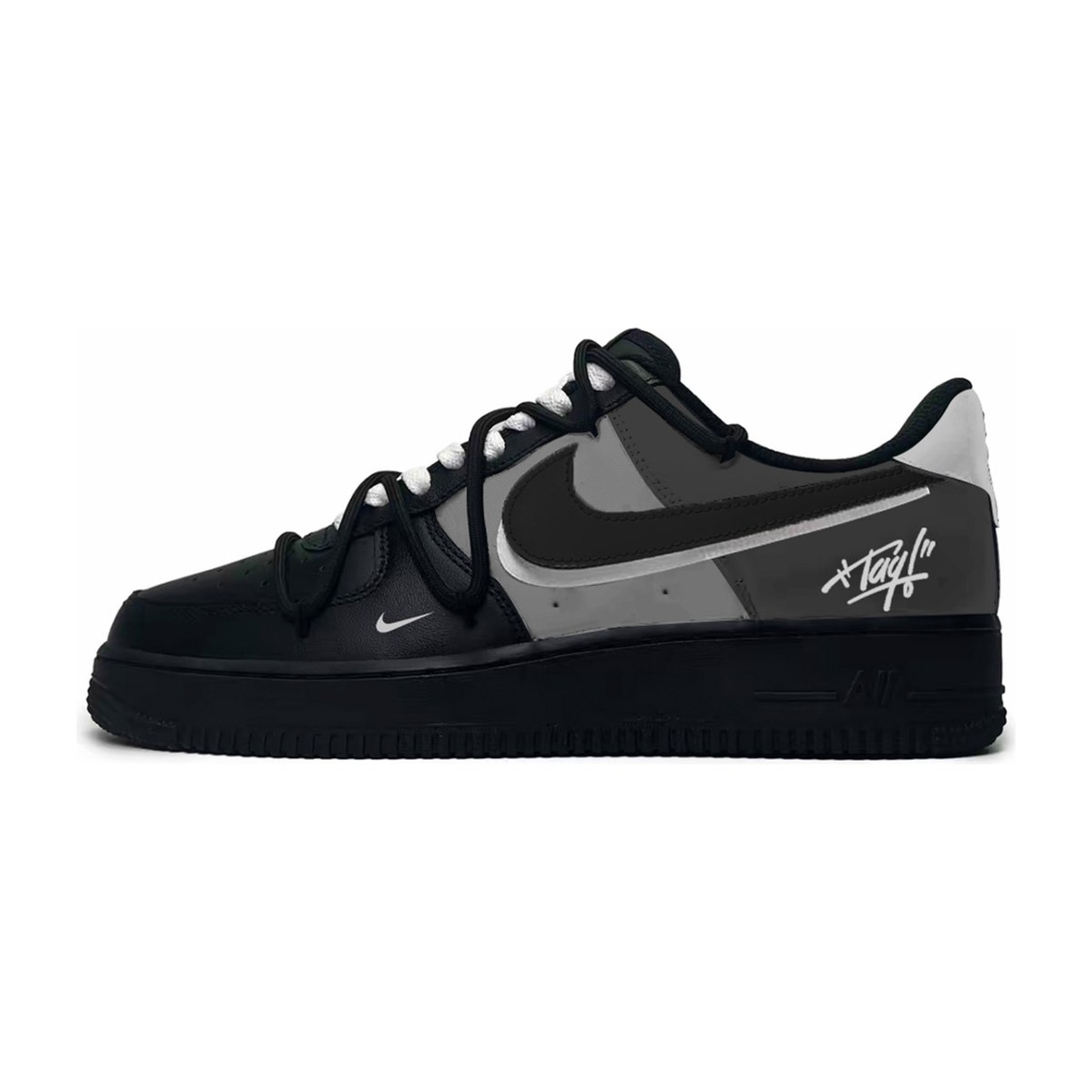 Nike Air Force 1 Black Grey