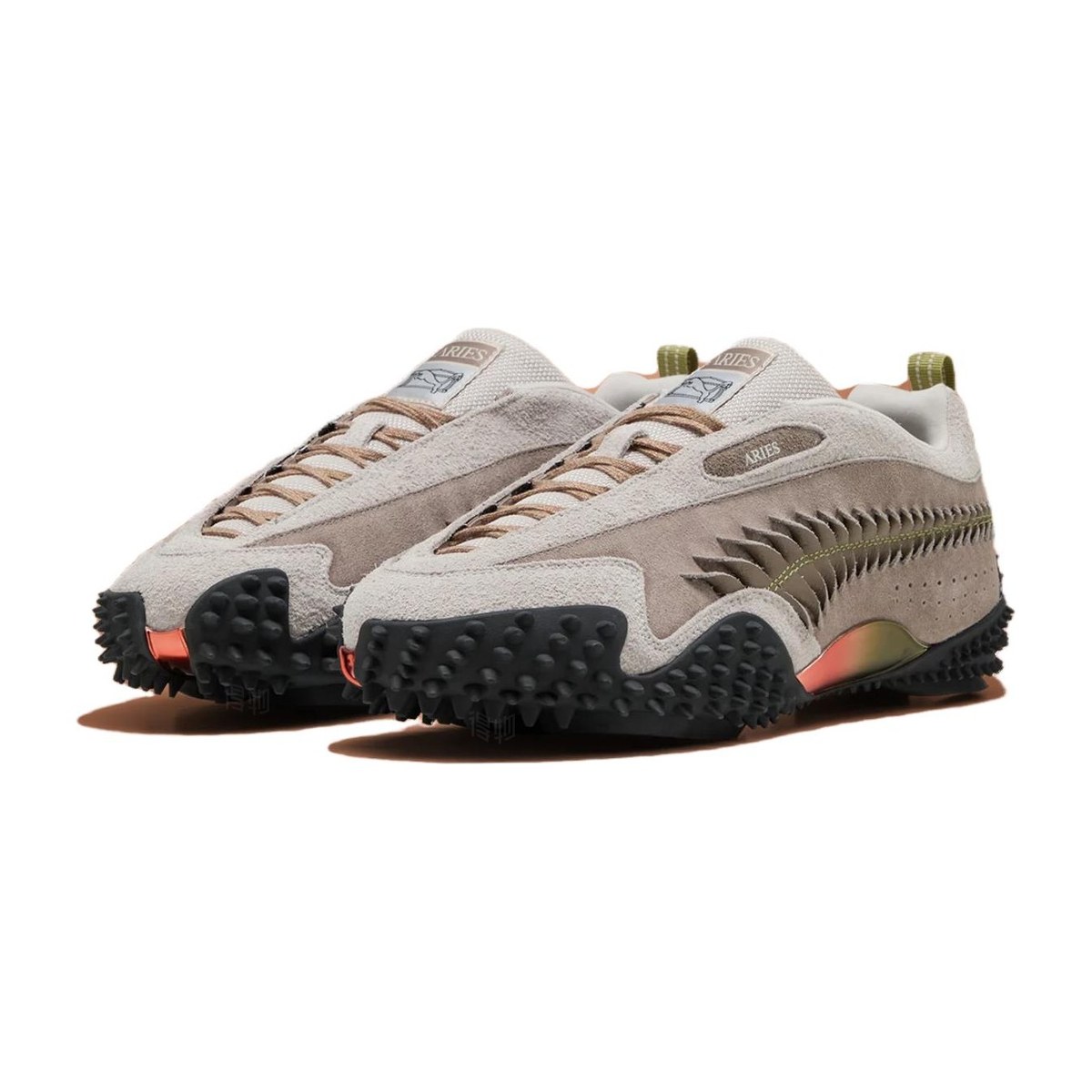Aries x PUMA Mostro Suede Tan