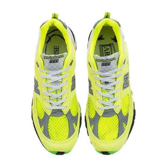Aries x New Balance 991 Lemon Yellow