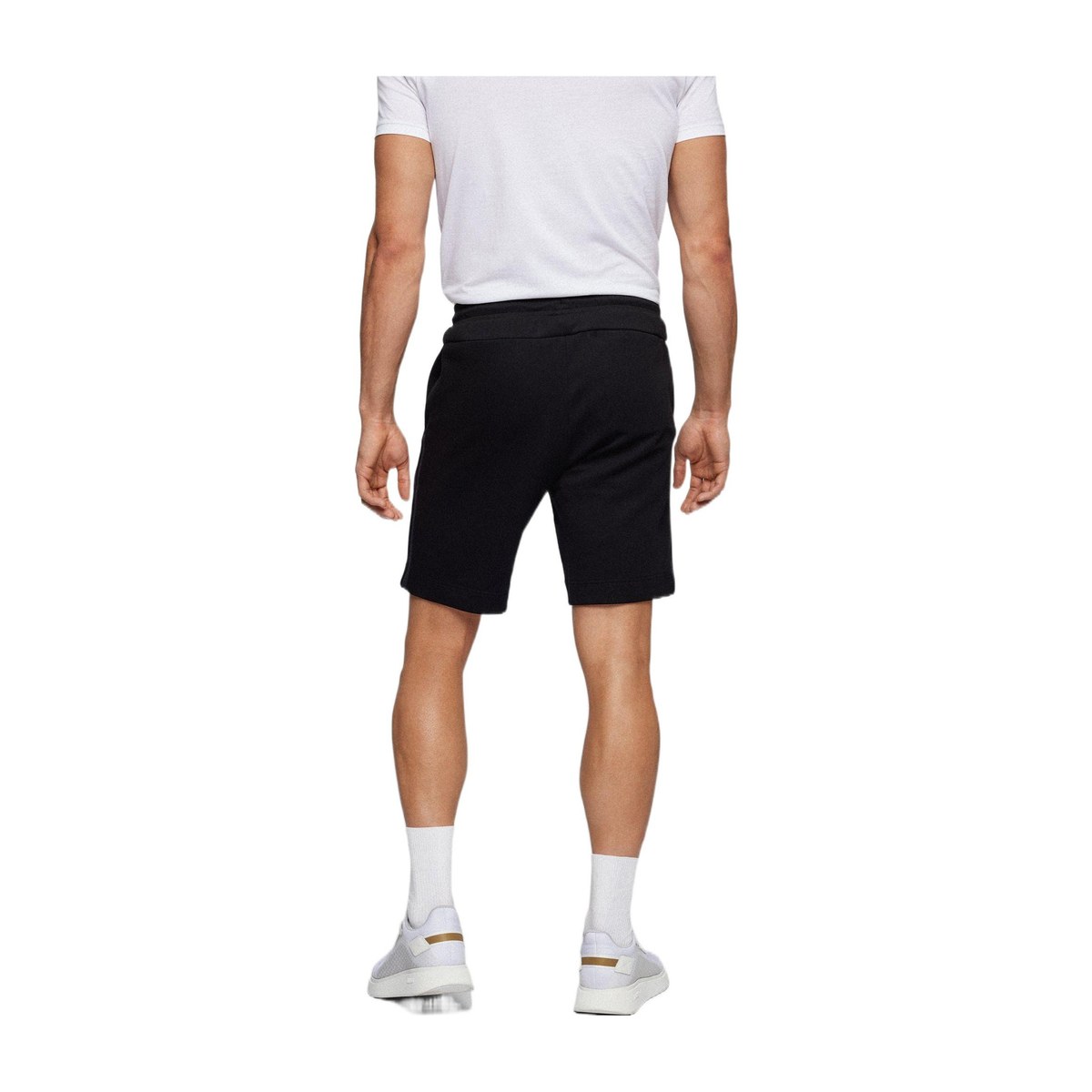 HUGO BOSS Logo Drawstring Shorts Black