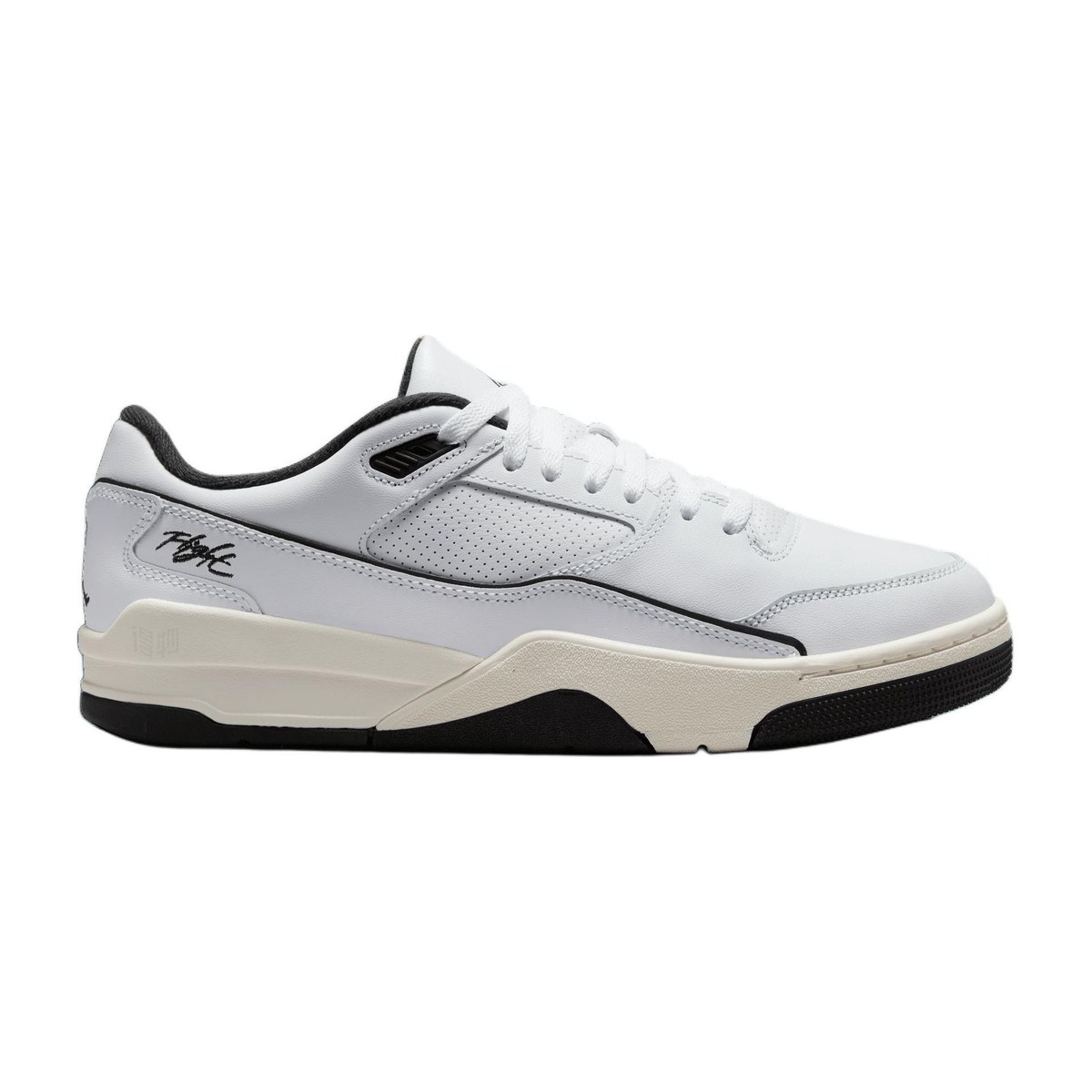 Jordan Flight Court White Black
