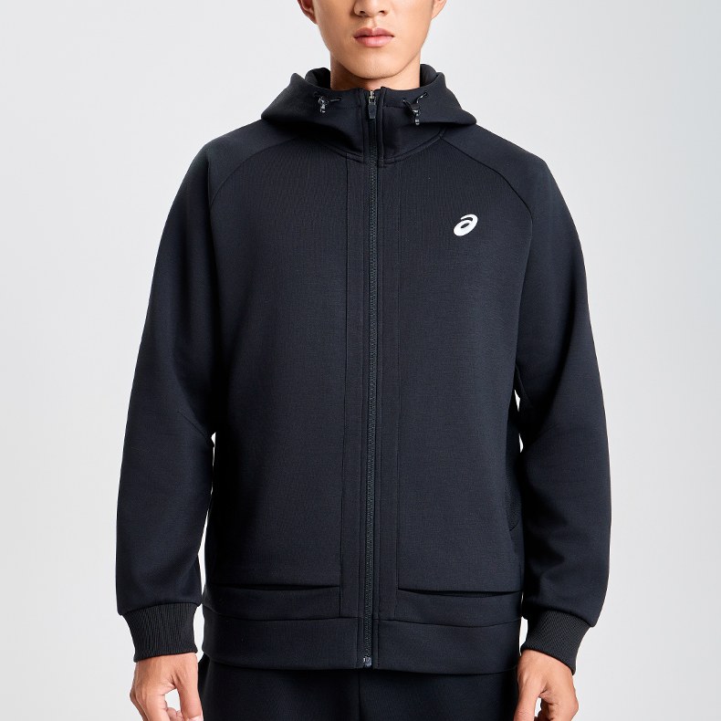 Asics Reflective Quick-Dry Zip Hoodie Black