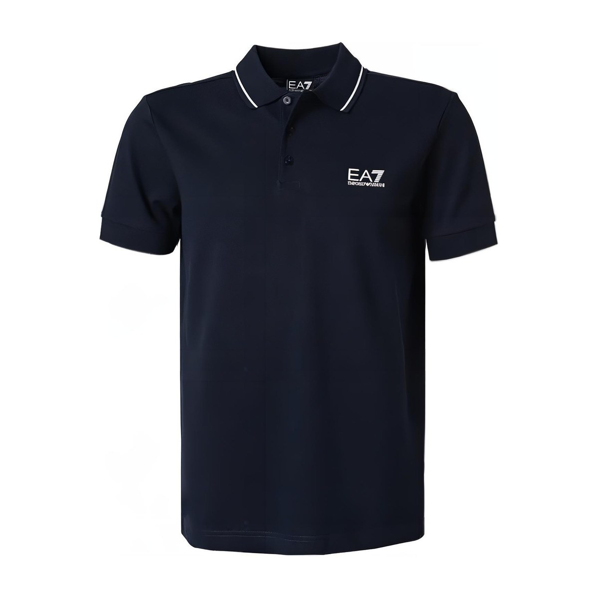 Emporio Armani Logo Polo Shirt Black